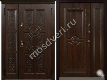 Дверь двухстворчатая МДФ с двух сторон - купить от производителя Мосдвери Дверь двухстворчатая МДФ с двух сторон